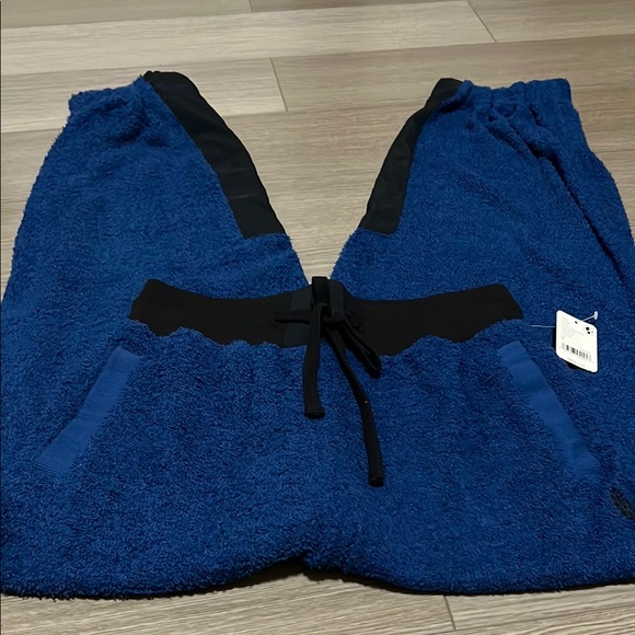 Free people, movement Blue and Black Fleece Joggers - Picture 1 of 9